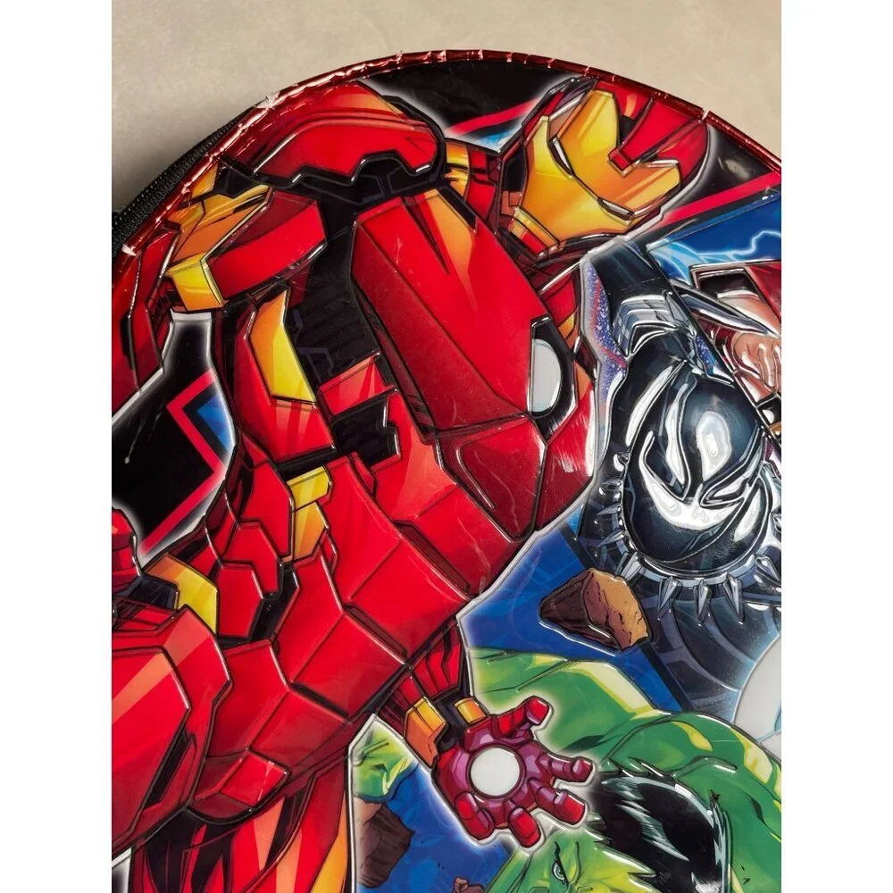Marvel Avengers Superhero Backpack With Iron Man Hulk & Captain America For Kids